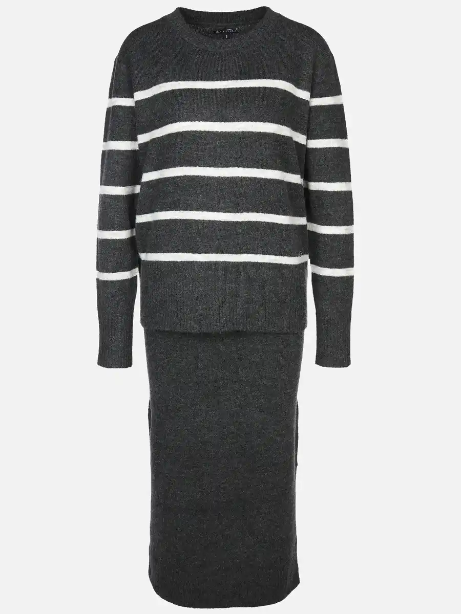 Bild 1 von Damen Set bestehend aus Pullover und Rock Silber