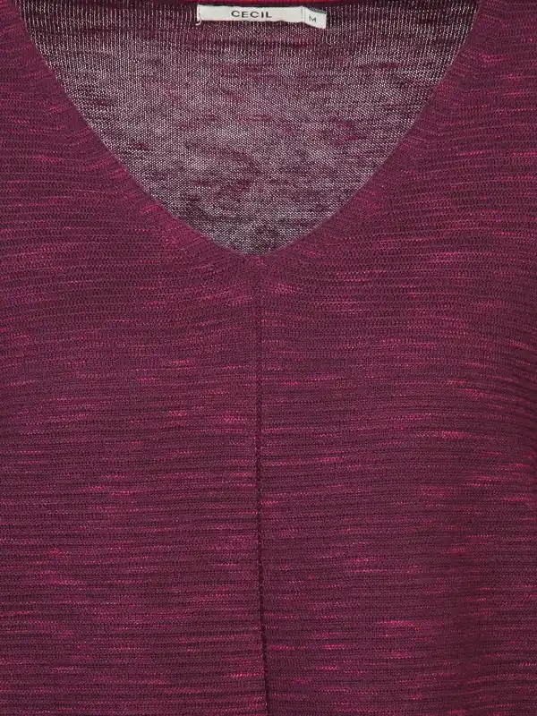 Bild 3 von Damen Pullover in Ottoman Ripp Pink