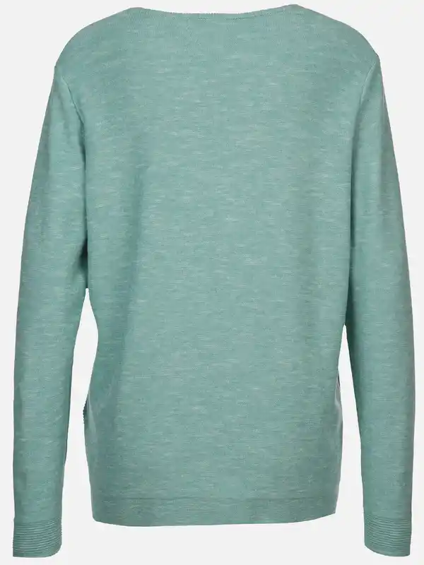 Bild 2 von Damen Pullover in Ottoman Ripp Grün