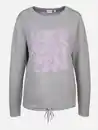 Bild 1 von Damen Statementpullover mit Bindeband Silber