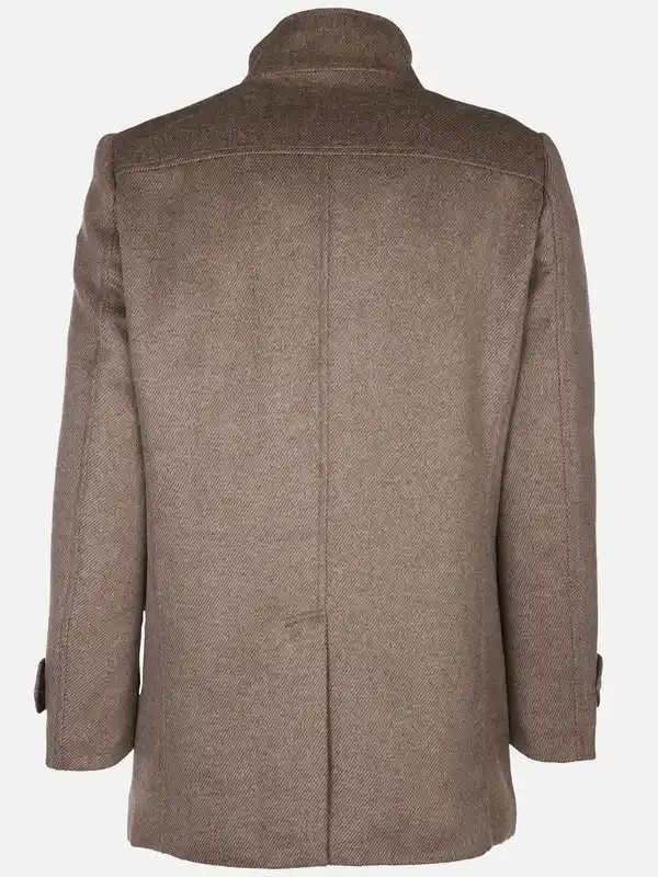 Bild 2 von Herren Wollmantel im 2in1 Look Braun