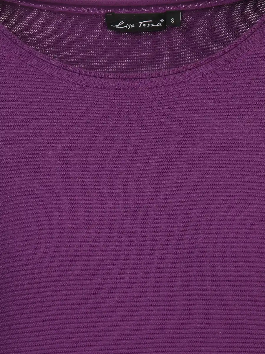 Bild 3 von Damen Strukturpullover Lila