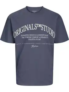 Jack&Jones JORFREDERIKSBERG MARGATE T-Shirt Blau