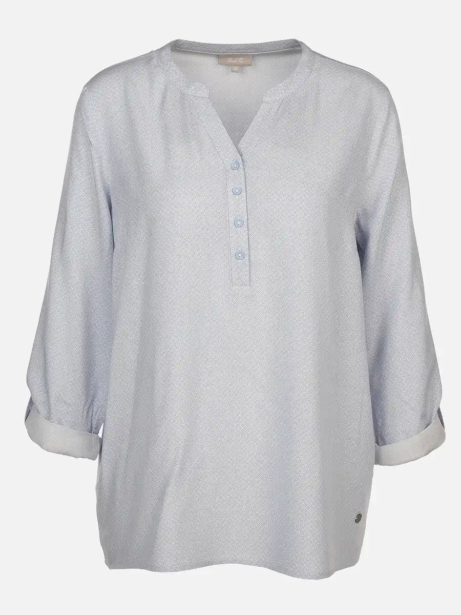 Bild 1 von Damen Bluse im Minimalprint Blau