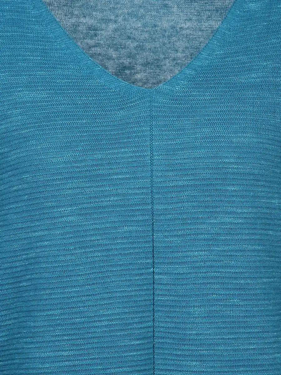 Bild 3 von Damen Pullover in Ottoman Ripp Blau