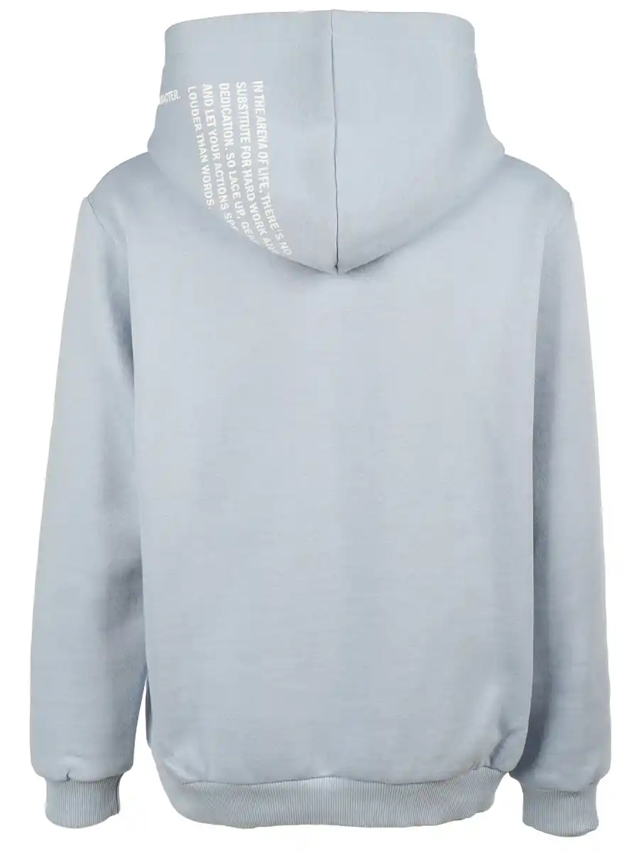 Bild 2 von Jungen Hoodie mit Print auf der Kapuze Blau