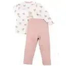 Bild 2 von Baby Mädchen Schlafanzug mit Alloverprint Weiß