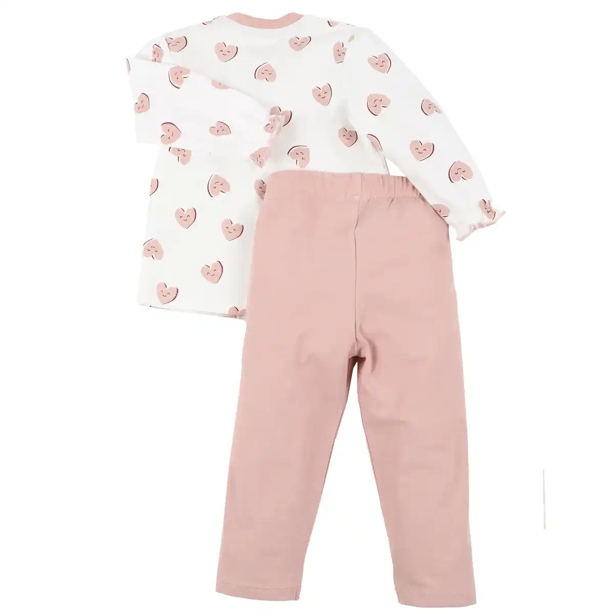 Bild 2 von Baby Mädchen Schlafanzug mit Alloverprint Weiß