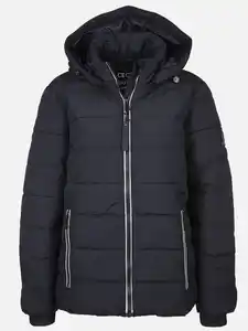 Damen Jacke mit abnehmbarer Kapuze Marine