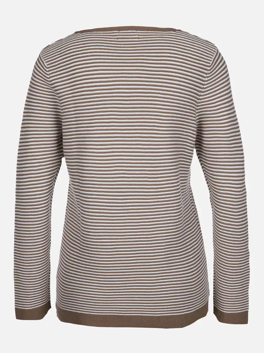 Bild 2 von Damen Pullover in Ottoman Ripp Weiß