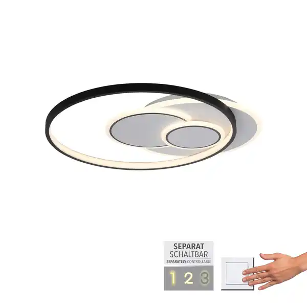 Bild 3 von LED Deckenleuchte MAILAK, 1x LED-Board/18Watt + 1x LED-Board/9Watt, Weiss