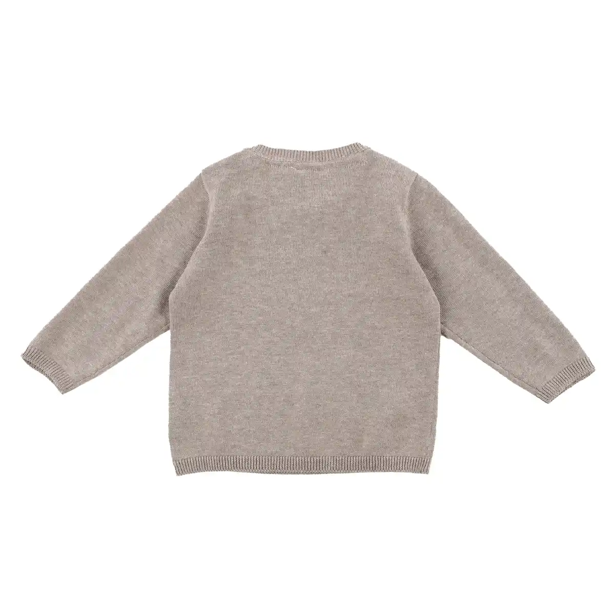 Bild 2 von Baby Mädchen Strickpullover mit Stickerei Braun