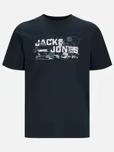 Jack&Jones JCOOUTDOOR LOGO TEE S T-Shirt Blau