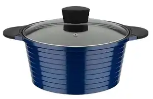 Casa Royale Kochtopf Elverum - ø ca. 24 cm, blau-schwarz