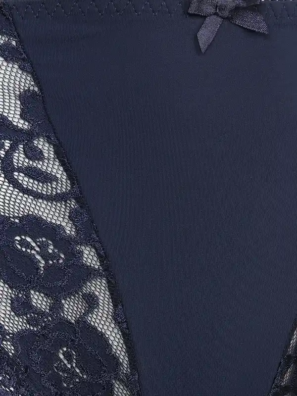 Bild 3 von Große Größen Mieder Slip Blau