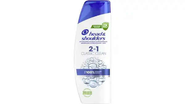 Bild 1 von head & shoulders Haarshampoo 2in1 classic clean 250ml