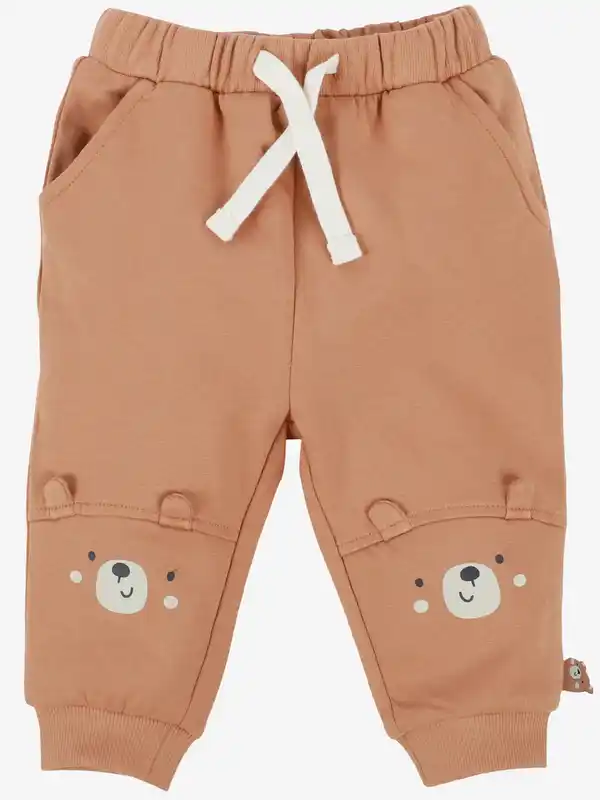 Bild 1 von Baby Jungen Jogginghose mit Print Braun