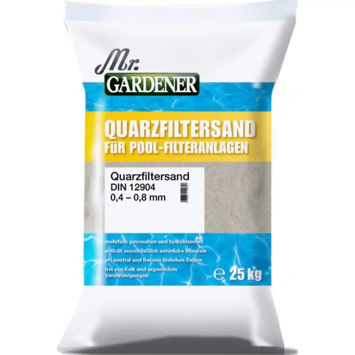 Bild 3 von Mr. GARDENER Filtersand, 25 kg Quarzfiltersand, für Pool-Filteranlagen