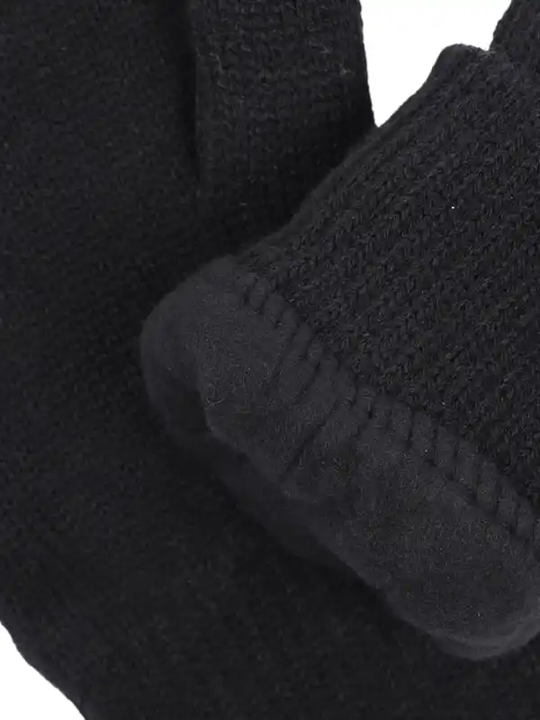 Bild 3 von Herren Strickhandschuhe mit Innenfleece Schwarz