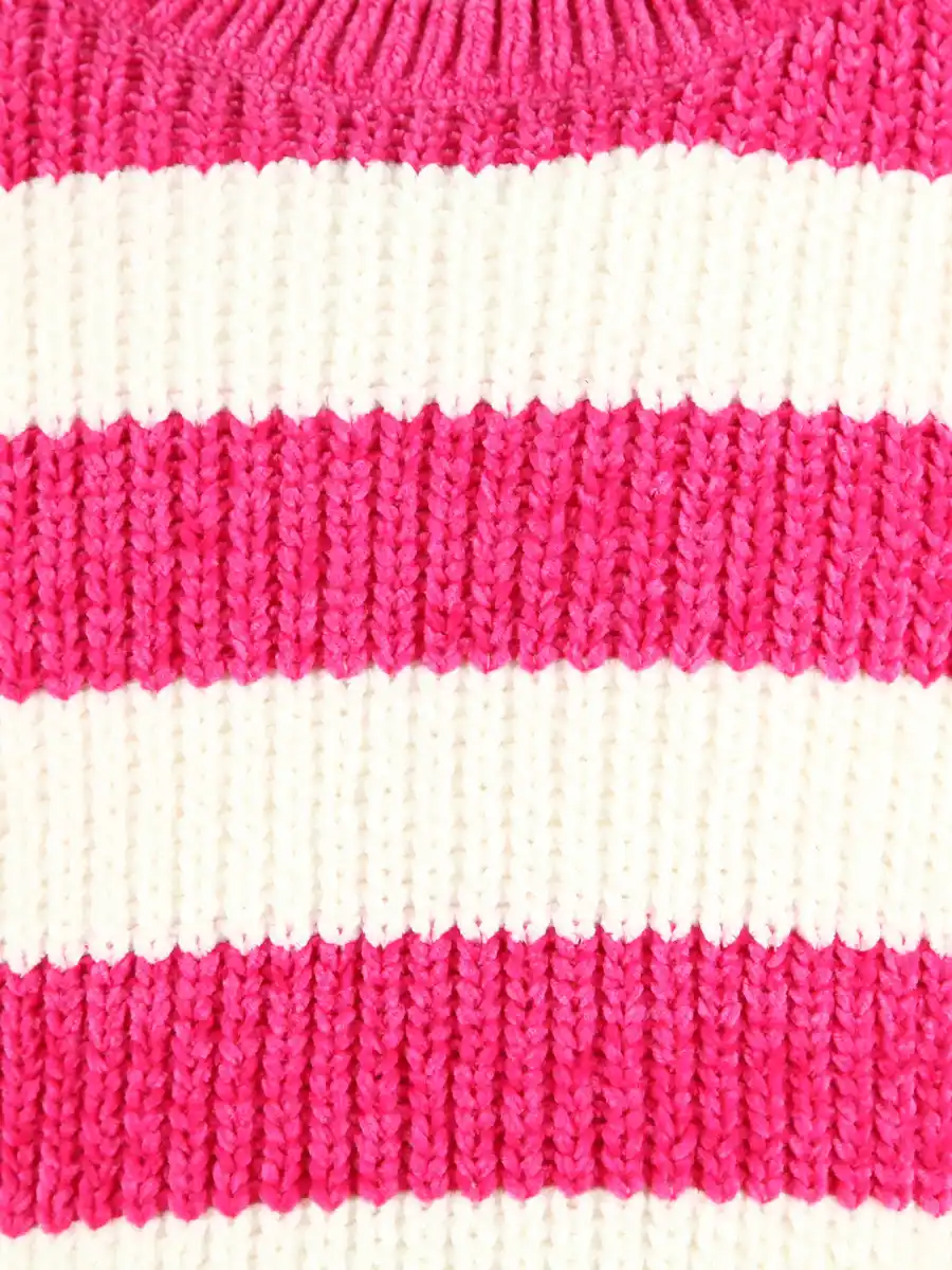 Bild 3 von Mädchen Chenille Pullover mit Streifen Pink