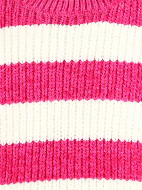 Bild 3 von Mädchen Chenille Pullover mit Streifen Pink