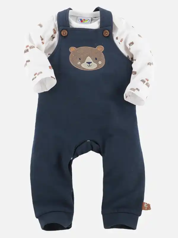 Bild 1 von Baby Jungen Stramplerset, 2tlg. Blau