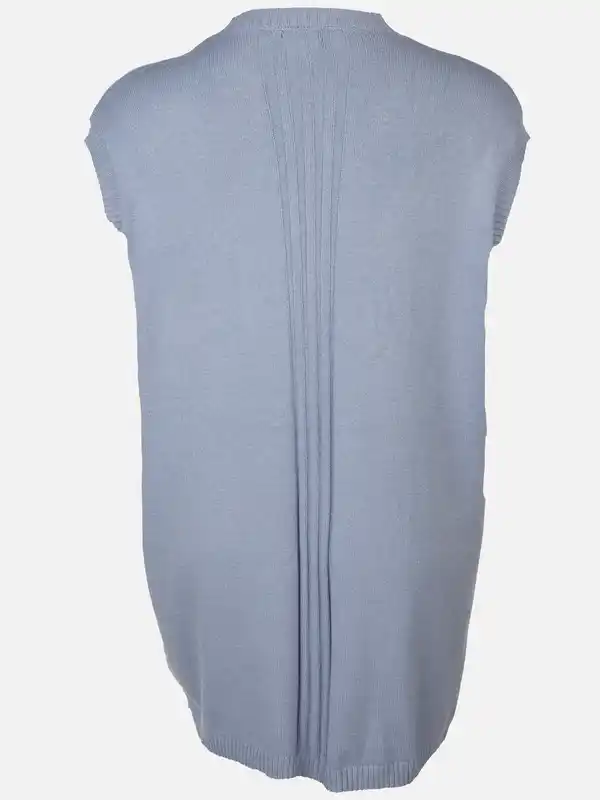 Bild 2 von Große Größen Strickweste Blau