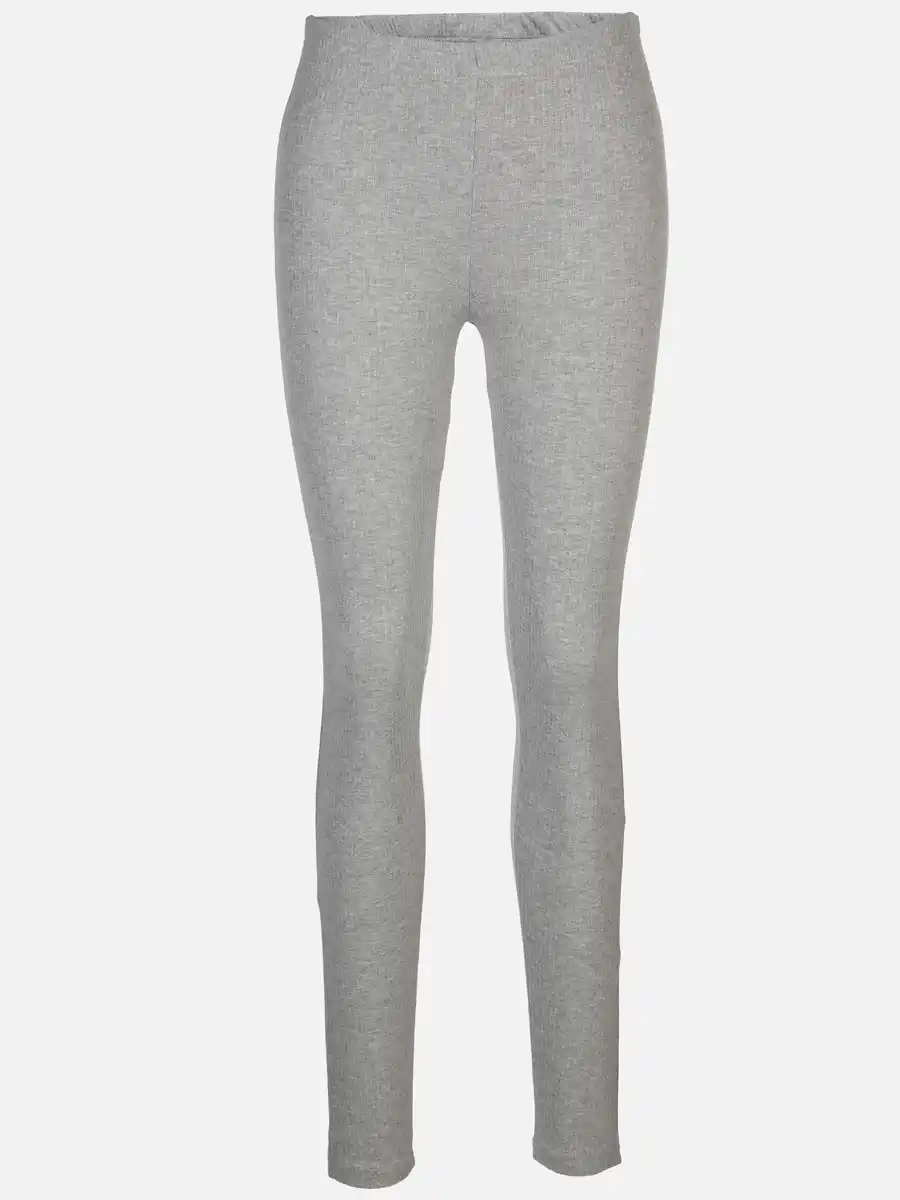 Bild 1 von Damen Ripp-Leggings Grau
