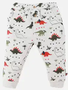 Baby Jungen Sweatpants mit Dinoprint Grau