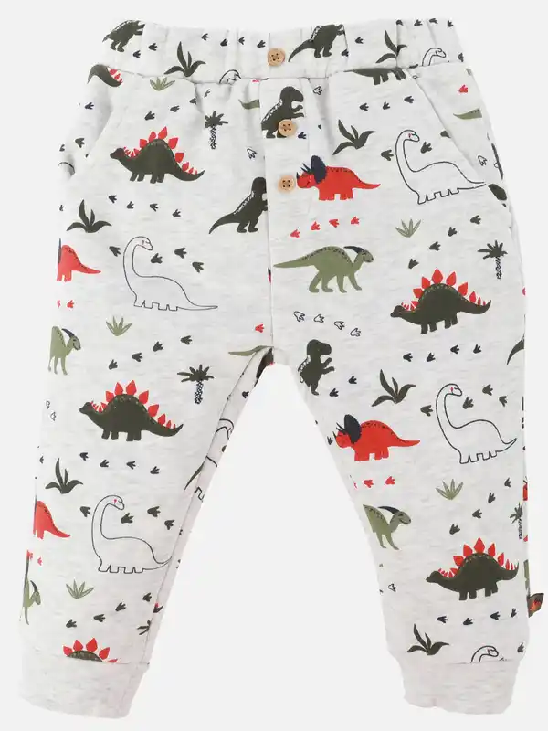 Bild 1 von Baby Jungen Sweatpants mit Dinoprint Grau