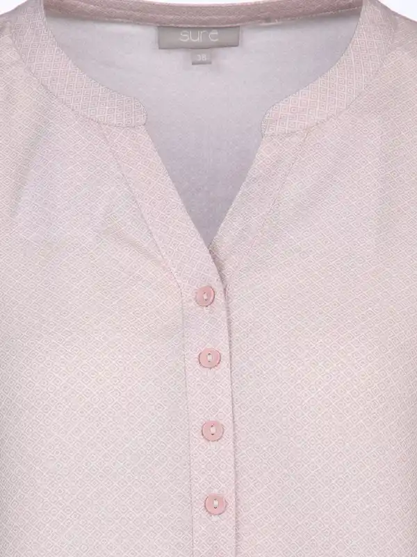 Bild 3 von Damen Bluse im Minimalprint Rosa