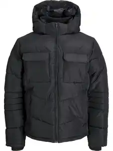 Jack&Jones JJBUILD PUFFER JACKET Jacke Schwarz