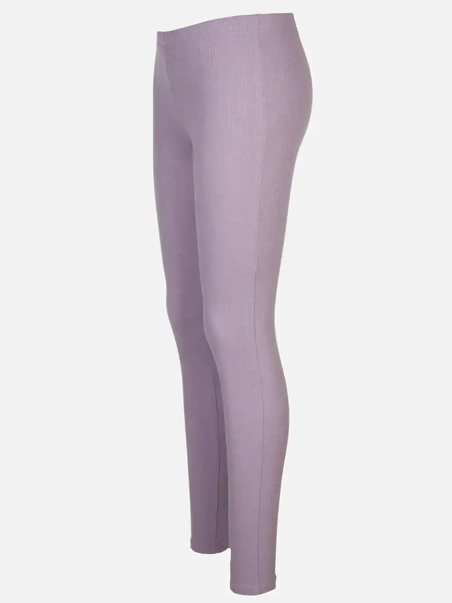 Bild 3 von Damen Ripp-Leggings Lila