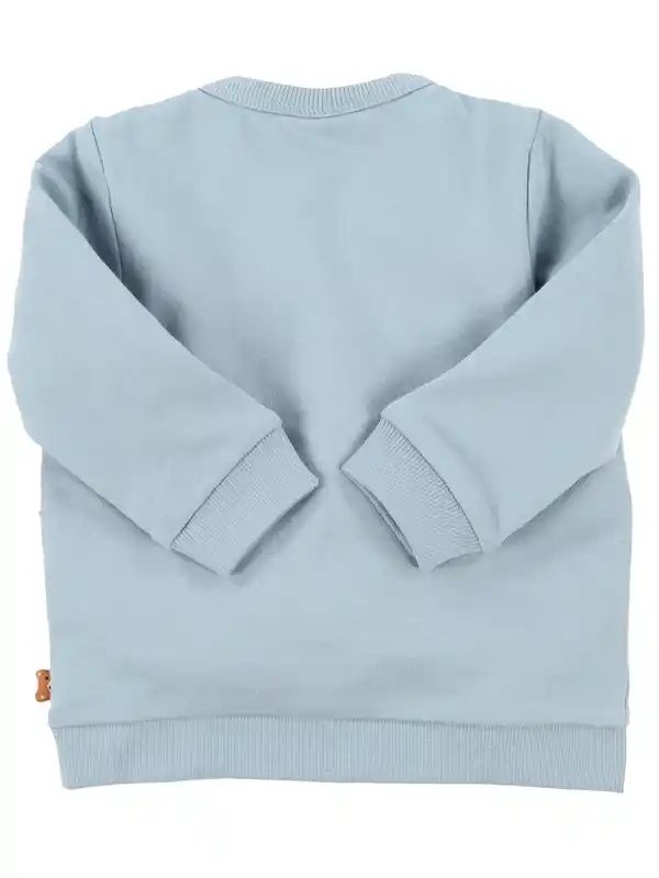 Bild 2 von Baby Jungen Sweatpullover mit Bärenmotiv Blau