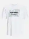 Bild 1 von Jack&Jones JCOAERO FRONT PRINT T Shirt Weiß