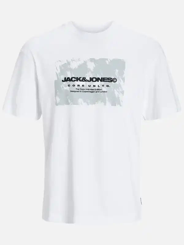 Bild 1 von Jack&Jones JCOAERO FRONT PRINT T Shirt Weiß