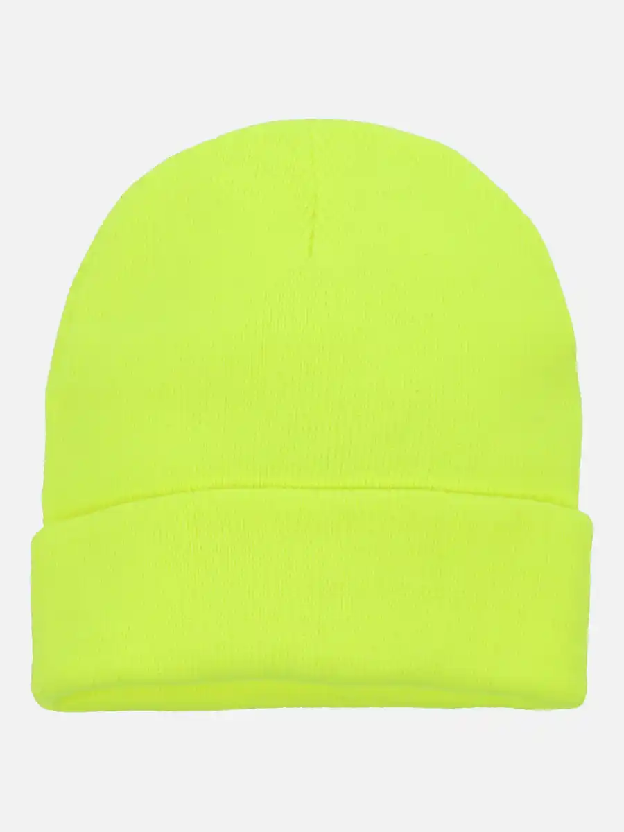 Bild 2 von Herren Strickmütze unifarben Gelb