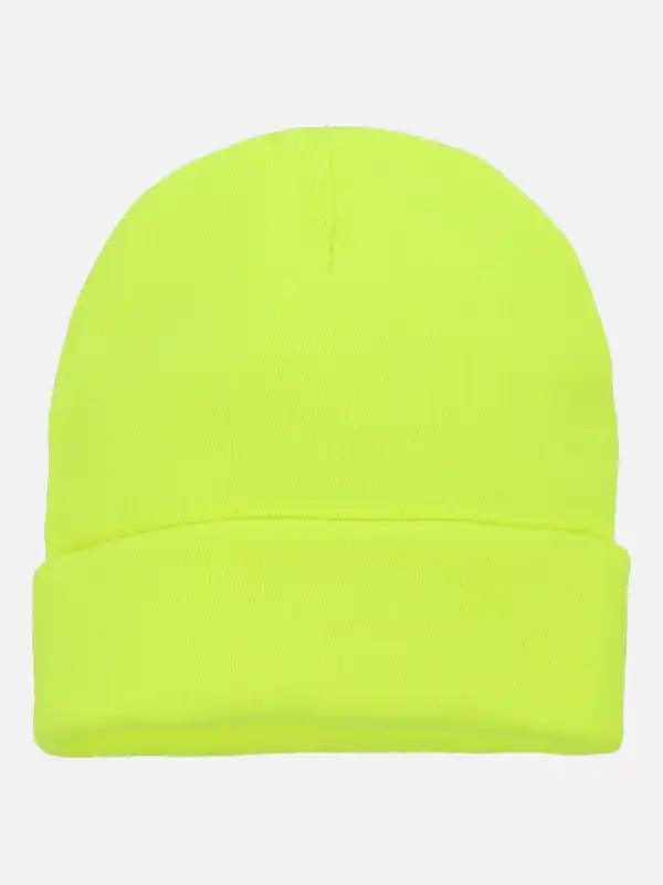 Bild 2 von Herren Strickmütze unifarben Gelb