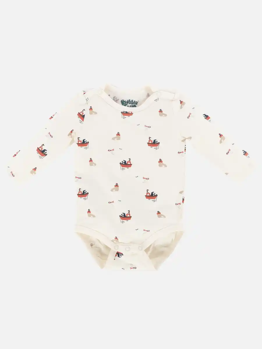 Bild 3 von Baby Jungen Strampler mit Longsleeve Türkis