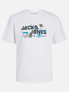 Jack&Jones JCOOUTDOOR LOGO TEE S T-Shirt Weiß