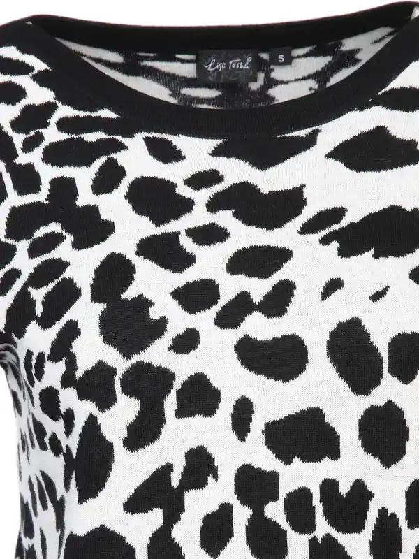 Bild 3 von Damen Pullover mit Tierprint Schwarz