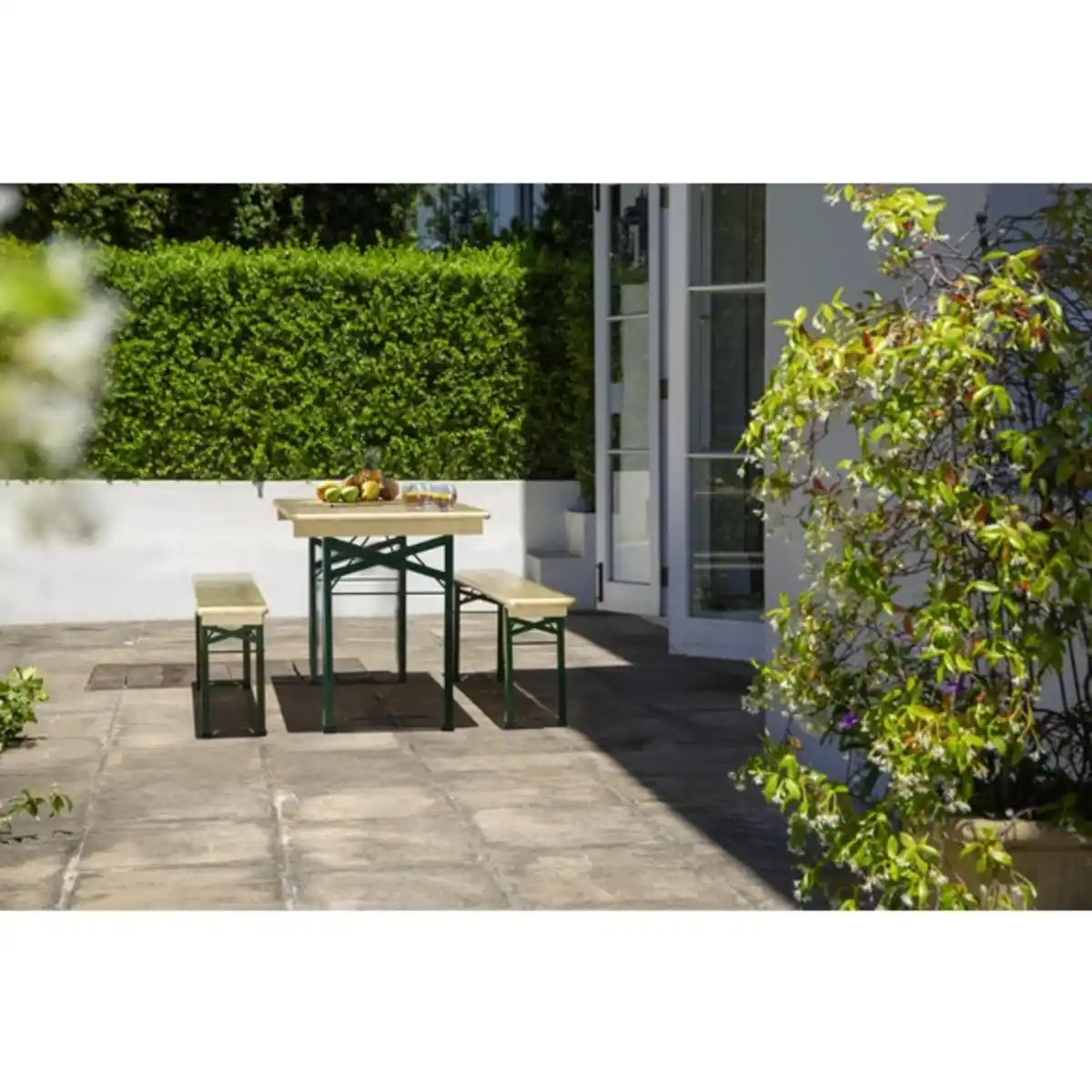 Bild 2 von Mobilaiud Festzeltgarnitur, 8 Sitzplätze, Fichtenholz/Stahl