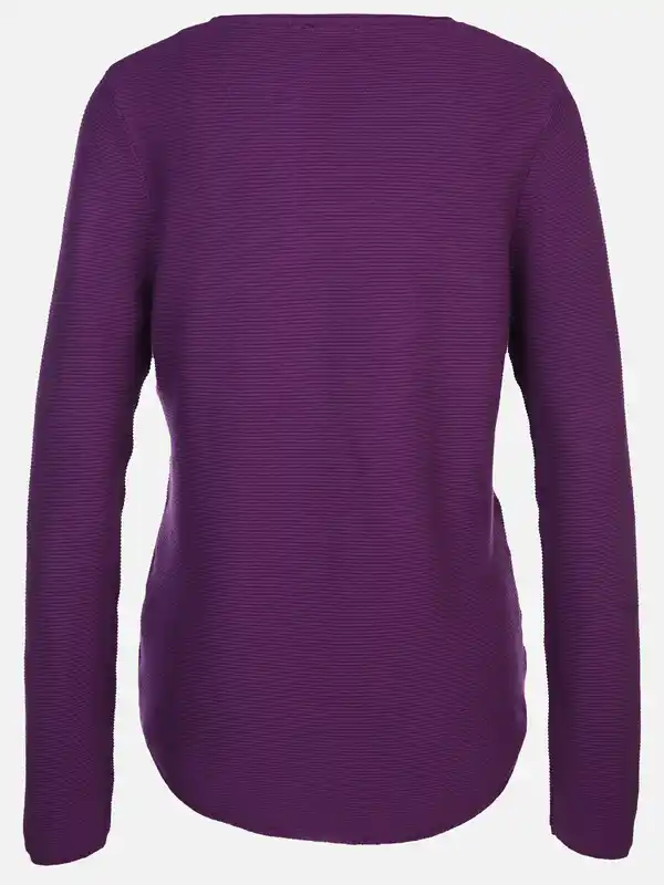 Bild 2 von Damen Strukturpullover Lila