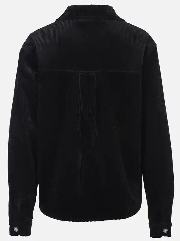 Bild 2 von Damen Cordhemd mit Brusttasche Schwarz