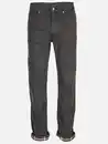 Bild 1 von Herren Thermojeans mit kariertem Futter Grau