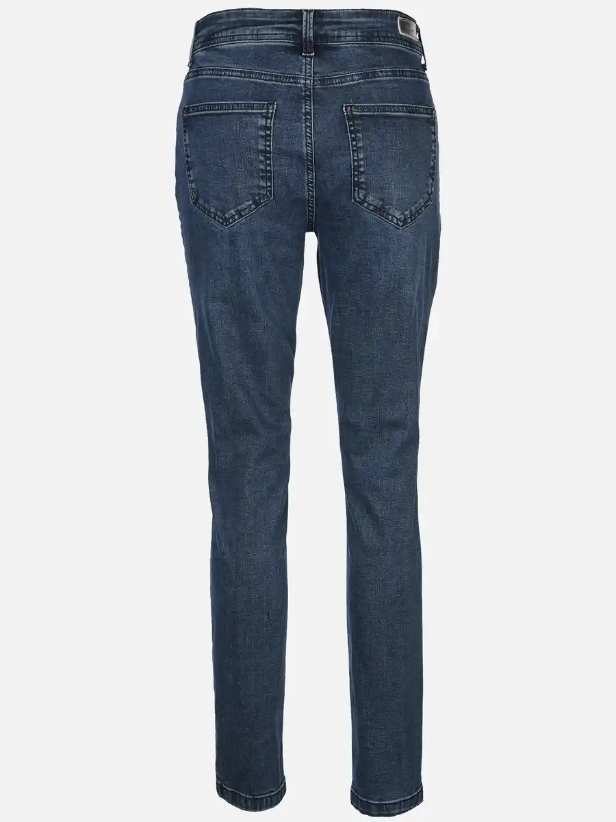 Bild 2 von Damen Jeans Slim Fit "Hanna" mit Ziersteinchen Blau
