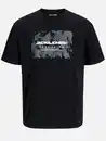 Bild 1 von Jack&Jones JCOAERO FRONT PRINT T Shirt Schwarz