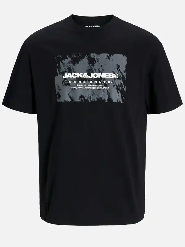 Bild 1 von Jack&Jones JCOAERO FRONT PRINT T Shirt Schwarz