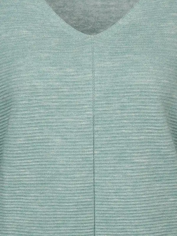 Bild 3 von Damen Pullover in Ottoman Ripp Grün