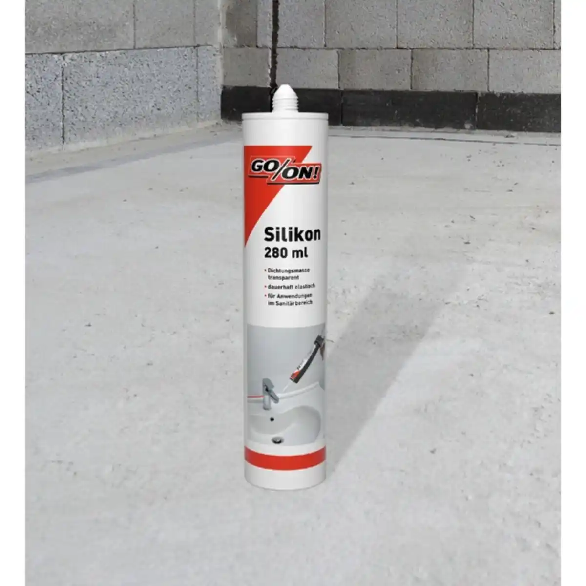 Bild 2 von GO/ON! Silikon, transparent, 0,28 l